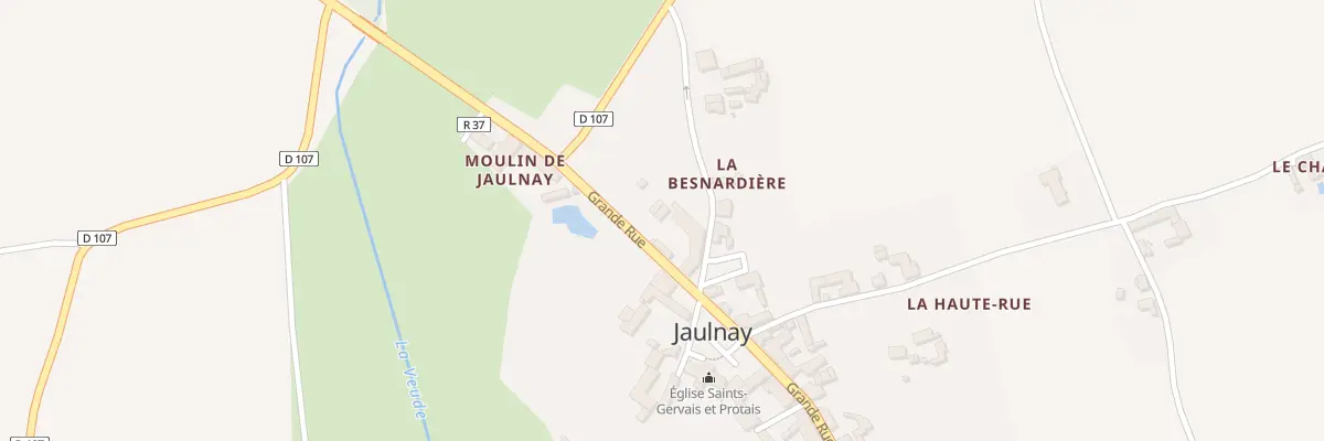 Plan du 33 La Besnardiere à Jaulnay