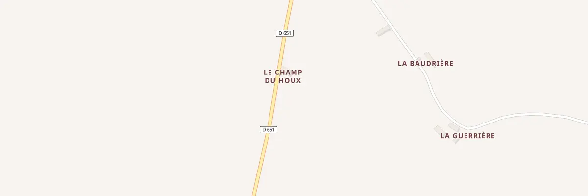 Plan du 21 Le Champ du Houx à Saint-Quentin-de-Blavou