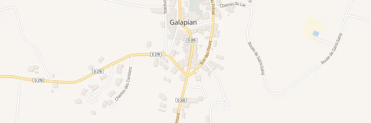 Plan du 16 Rue du Centre Bourg à Galapian