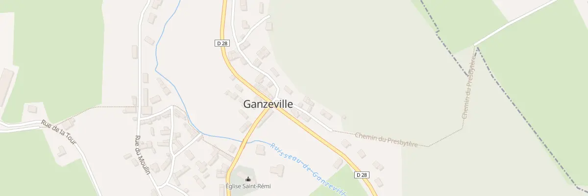 Plan du 1 Che du Presbytere à Ganzeville