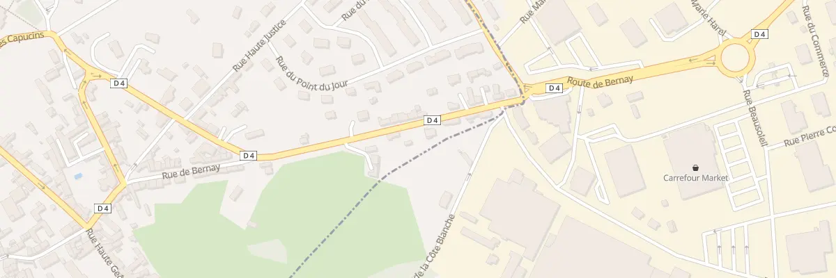 Plan du 34 Rue de Bernay à Orbec