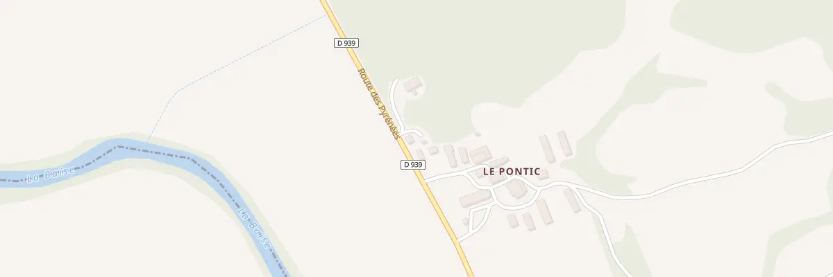 Plan du 5246 Le Pontic à Barran