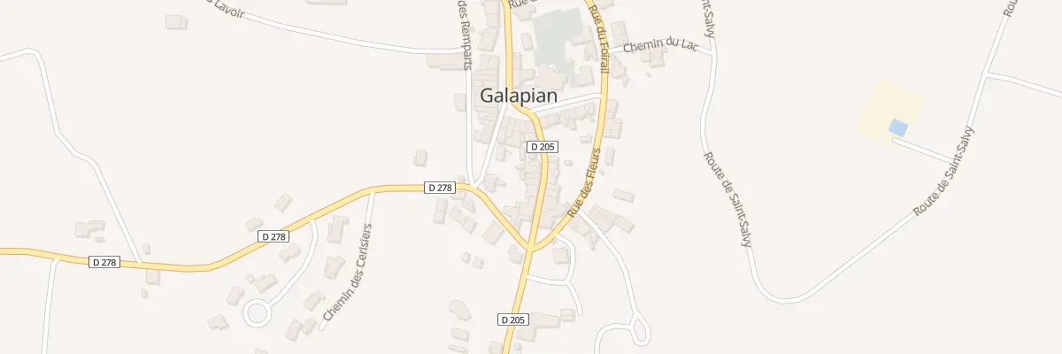 Plan du 22 Bourg de Galapian à Galapian