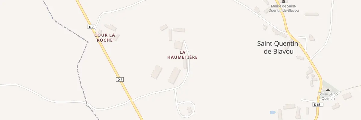 Plan du 1 Imp de la Haumetière à Saint-Quentin-de-Blavou