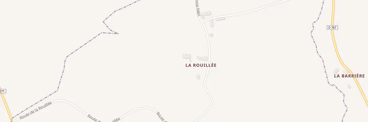Plan du 3 Rte de la Rouillée au Plantis