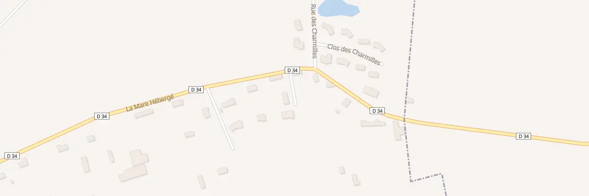 Plan du 25 La Mare Heberge aux Trois-Pierres
