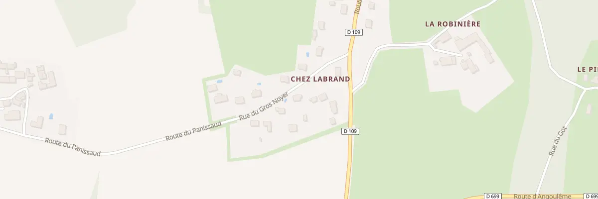 Plan du 1 Rue du Gros Noyer à Moulins-sur-Tardoire