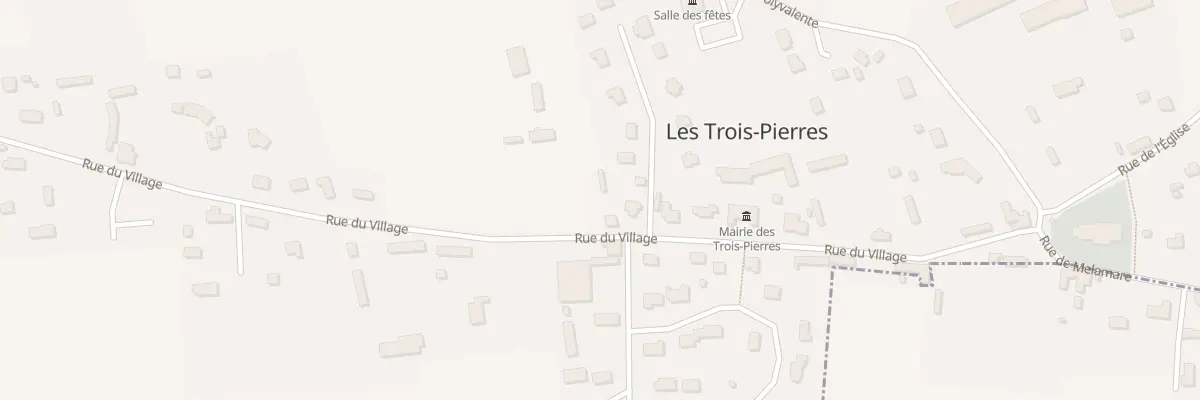 Plan du 34 Rue du Village aux Trois-Pierres