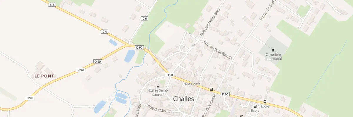 Plan du 3 Rue des Bois à Challes