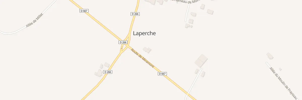 Plan du 5202 Rte de Miramont à Laperche