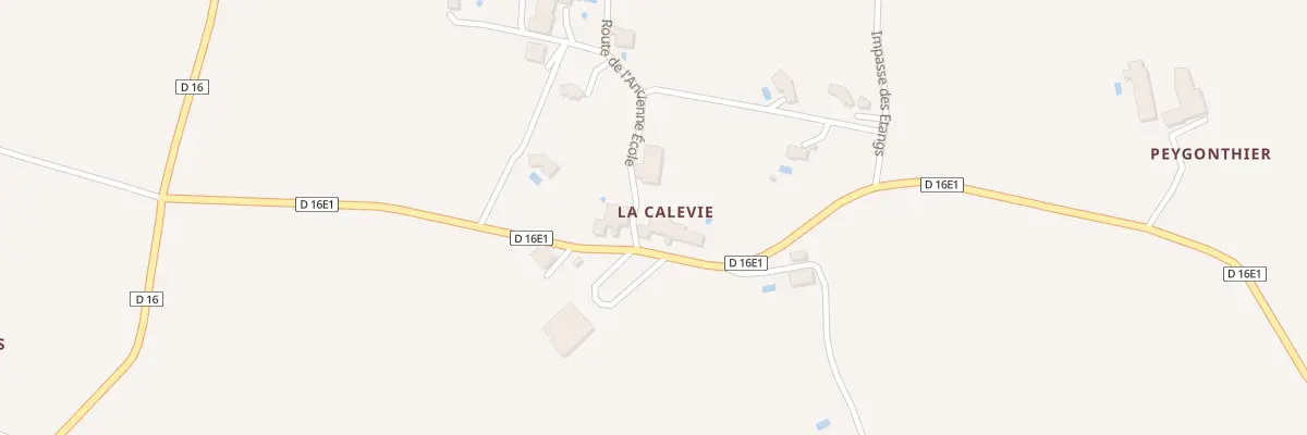 Plan du 125 La Calevie-Nord à Pomport