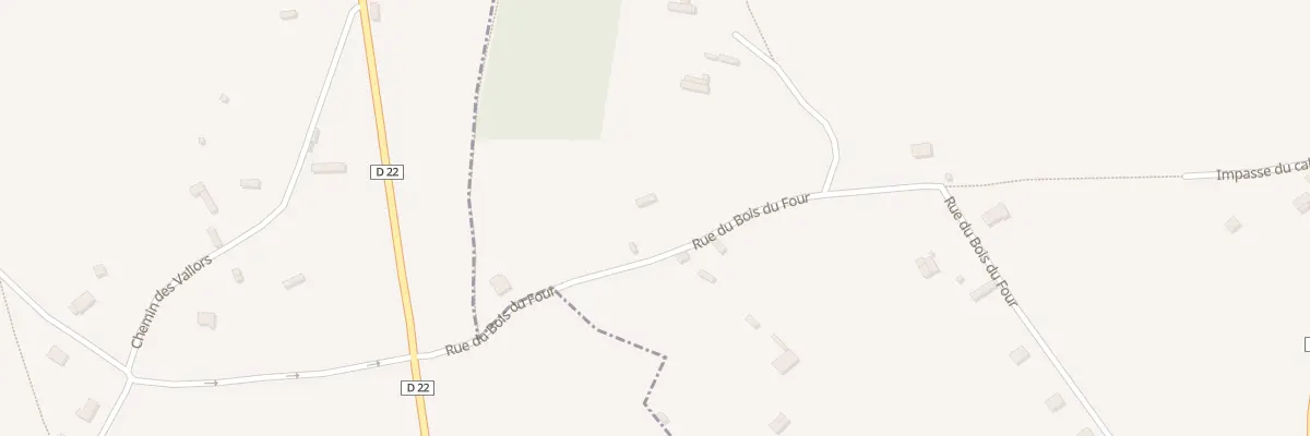 Plan du 55 Rue du Bois du Four à Bailleul-la-Vallée