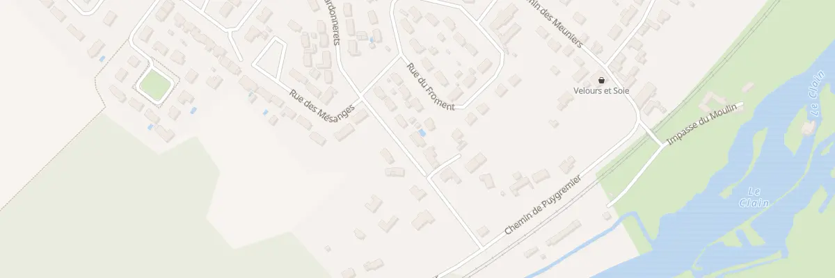 Plan du 40 Rue des Chardonnerets à Dissay