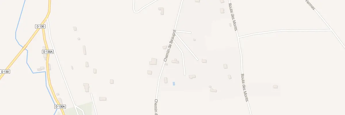 Plan du 251 Che de Beaupré à La Vespière-Friardel