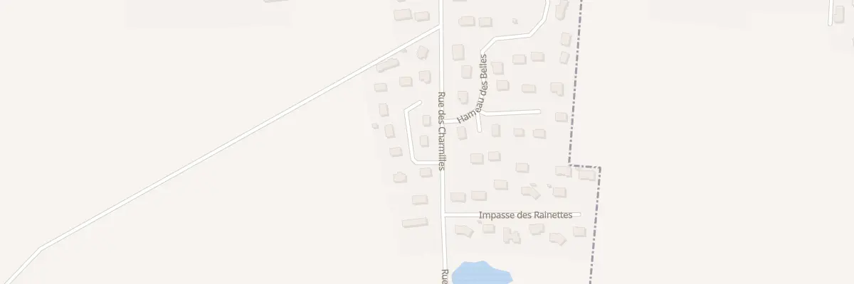 Plan du 20 Rue des Charmilles aux Trois-Pierres