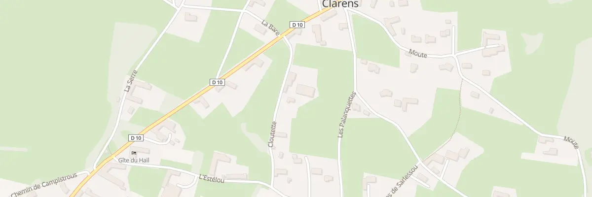 Plan du 5 Cloutette à Clarens