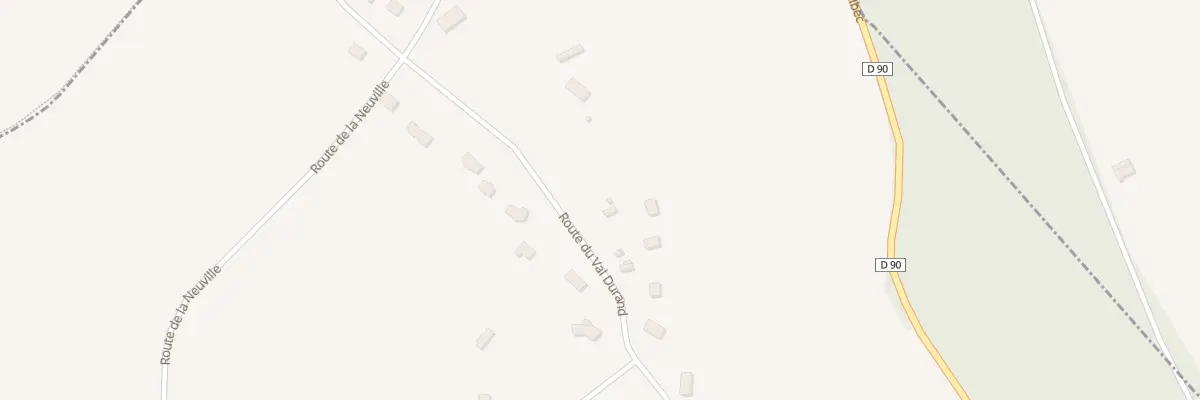 Plan du 664 Rte du Val Durand à Saint-Maclou