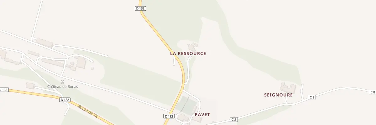 Plan du 5007 La Ressource à Bonas