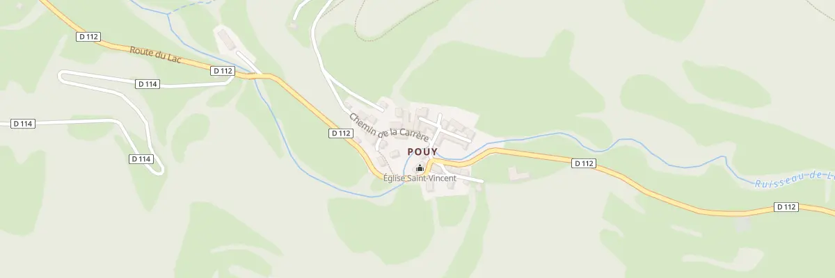 Plan du 5108 Pouy à Bareilles