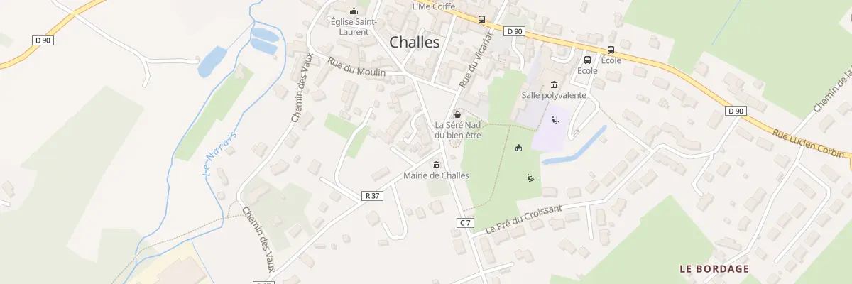 Plan du 6 Pl de la Mairie à Challes
