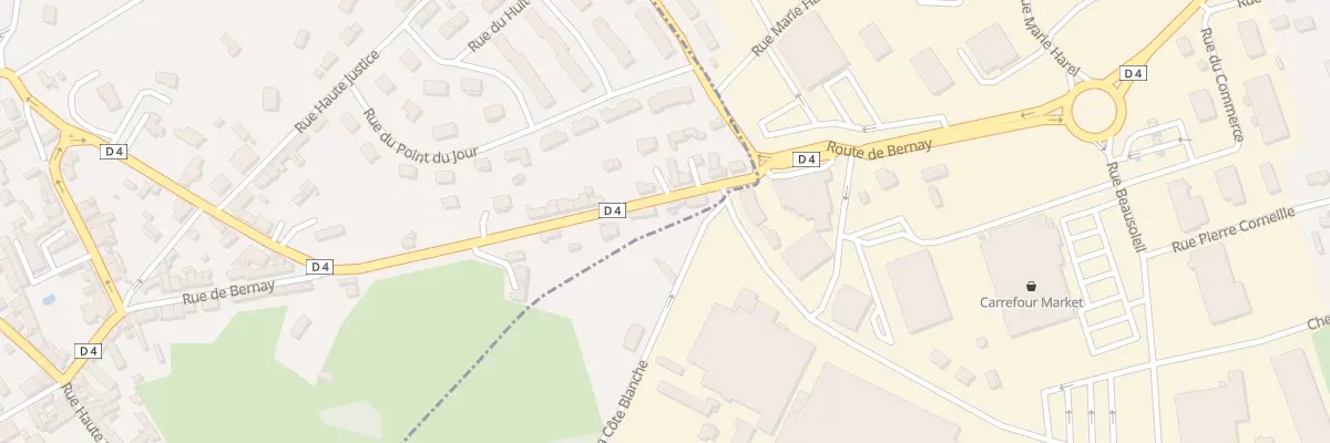Plan du 42 Rue de Bernay à Orbec