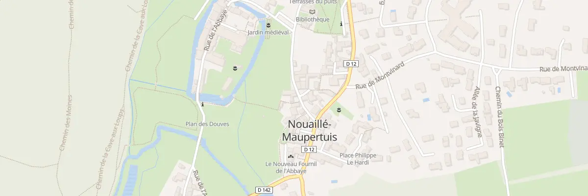 Plan du 5 Rue de l’Abbaye à Nouaillé-Maupertuis