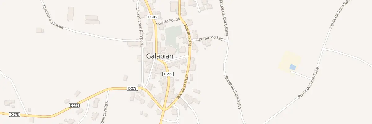 Plan du 10 Rue de la Mairie à Galapian