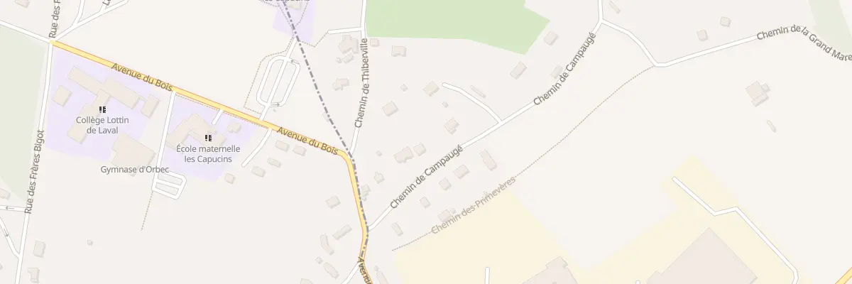 Plan du 85 Che de Campauge à La Vespière-Friardel