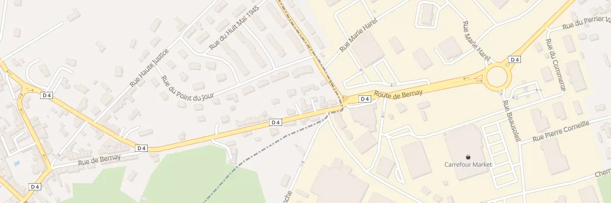 Plan du 47 Rue de Bernay à Orbec
