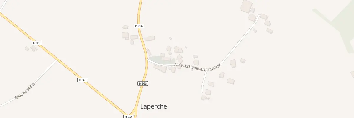 Plan du 2 Moirax à Laperche
