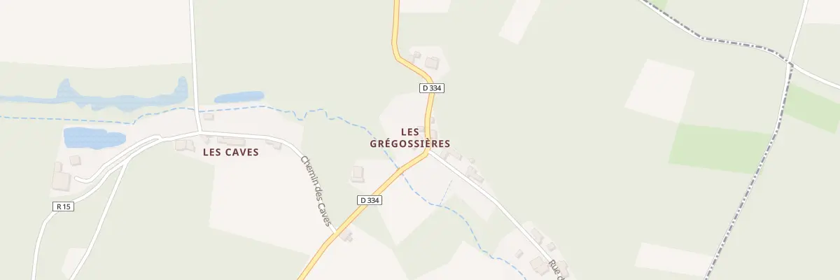 Plan du 2 Rte des Grégossières à Langeais