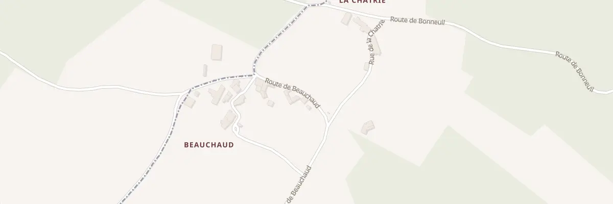 Plan du 1419 Rte de Beauchaud à Sainte-Croix-de-Mareuil