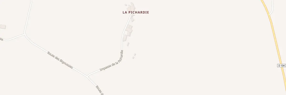 Plan du 93 La Pichardie à Saint-Méard-de-Drône