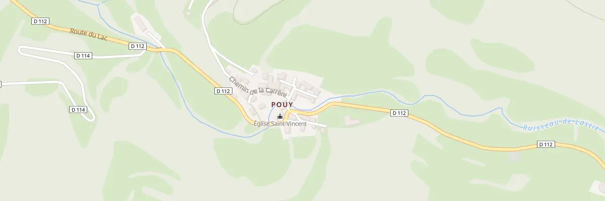 Plan du 5104 Pouy à Bareilles