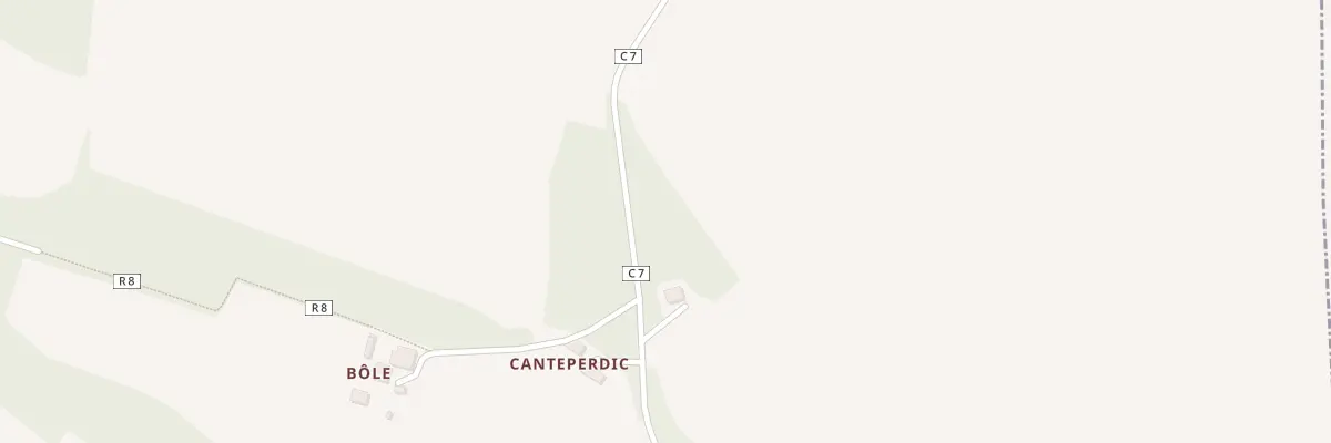 Plan du 1121 Rte des Carrières à Bonas
