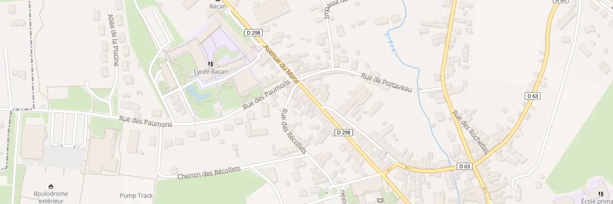 Plan du 105 Rue Aristide Briand à Montval-sur-Loir