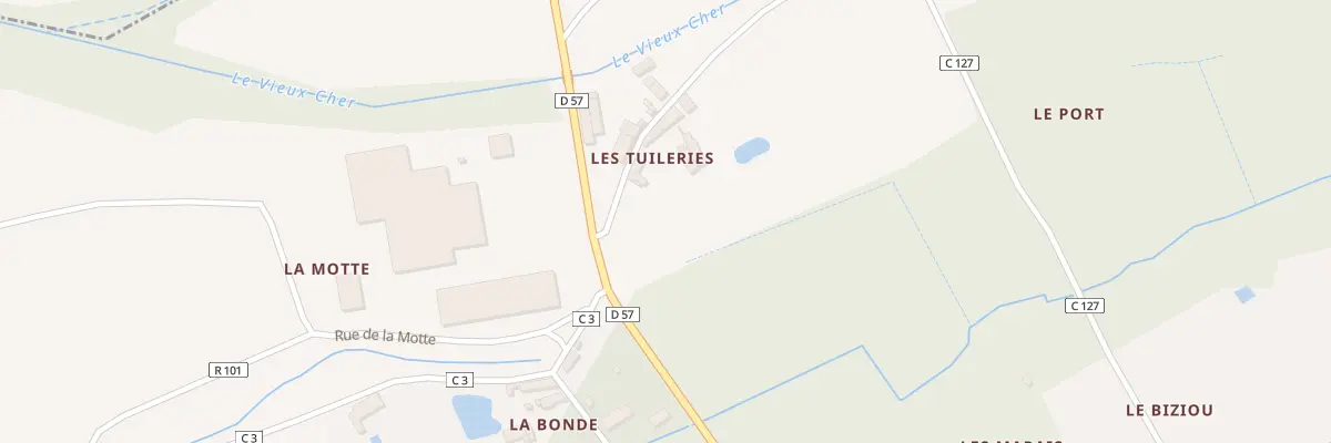 Plan du 2 Les Tuileries à Lignières-de-Touraine