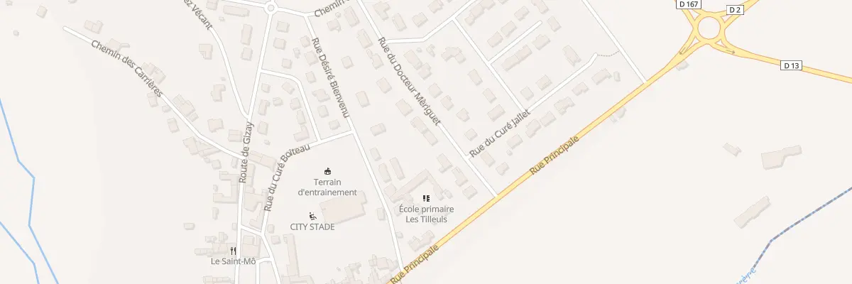 Plan du 8 Rue Docteur Meriguet à Saint-Maurice-la-Clouère