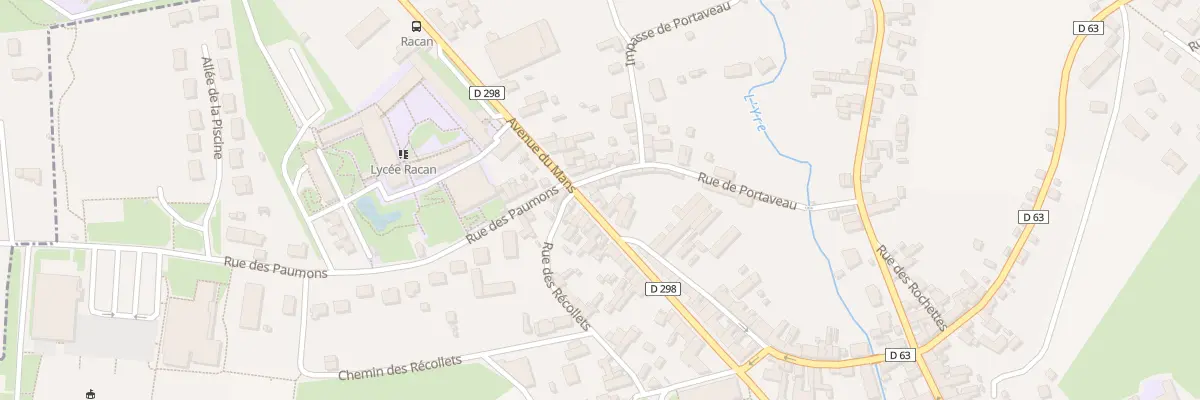 Plan du 128 Rue Aristide Briand à Montval-sur-Loir