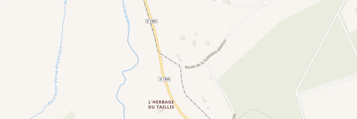 Plan du 1454 Rte de la Folletiere à La Vespière-Friardel