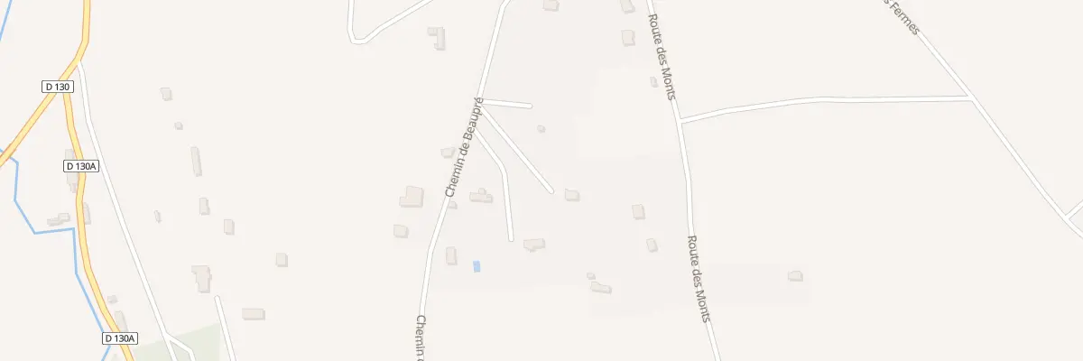 Plan du 225 Che de Beaupré à La Vespière-Friardel