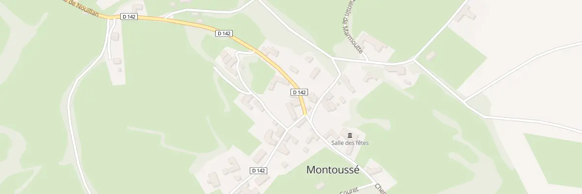 Plan du 2 Rte de Nouillan à Montoussé