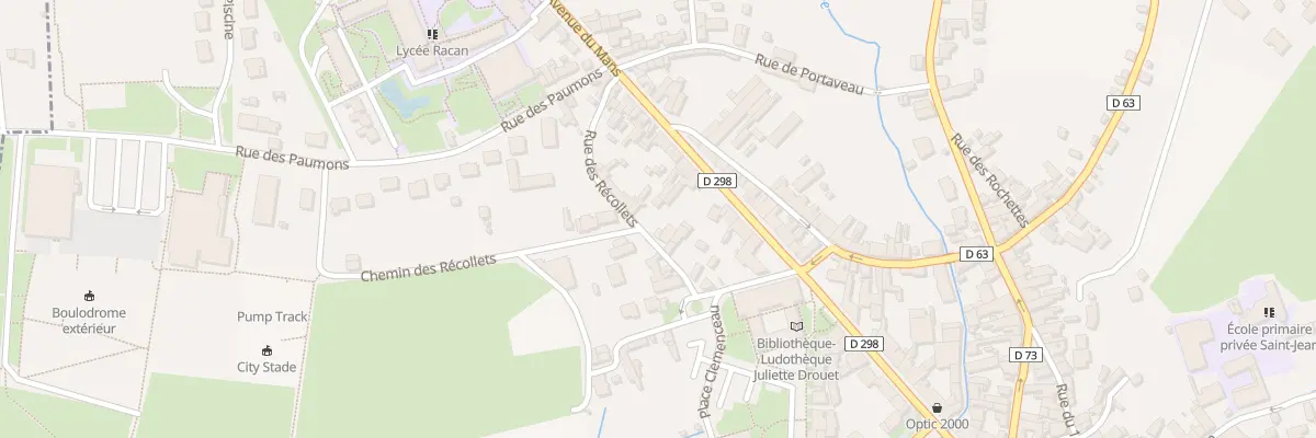 Plan du 10 Rue des Recollets à Montval-sur-Loir