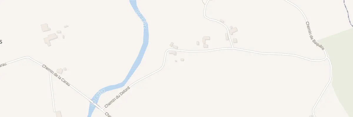 Plan du 254 Che du Delord à Berdoues