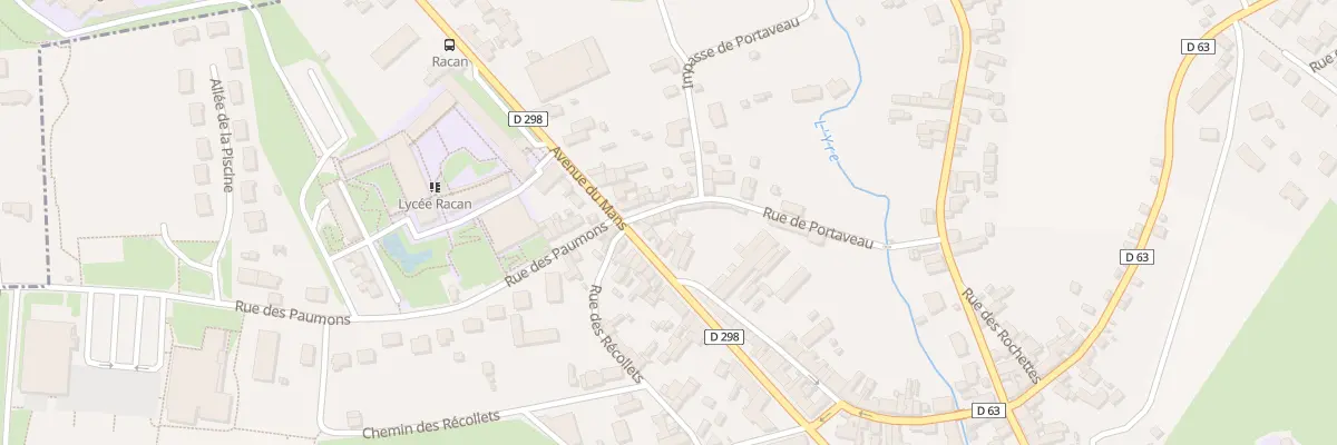 Plan du 126B Rue Aristide Briand à Montval-sur-Loir