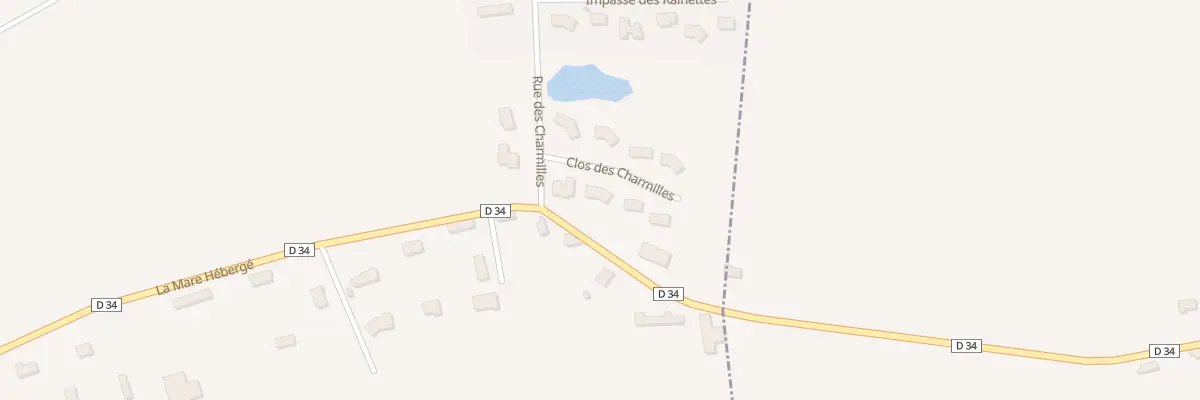 Plan du 4 Clos des Charmilles aux Trois-Pierres