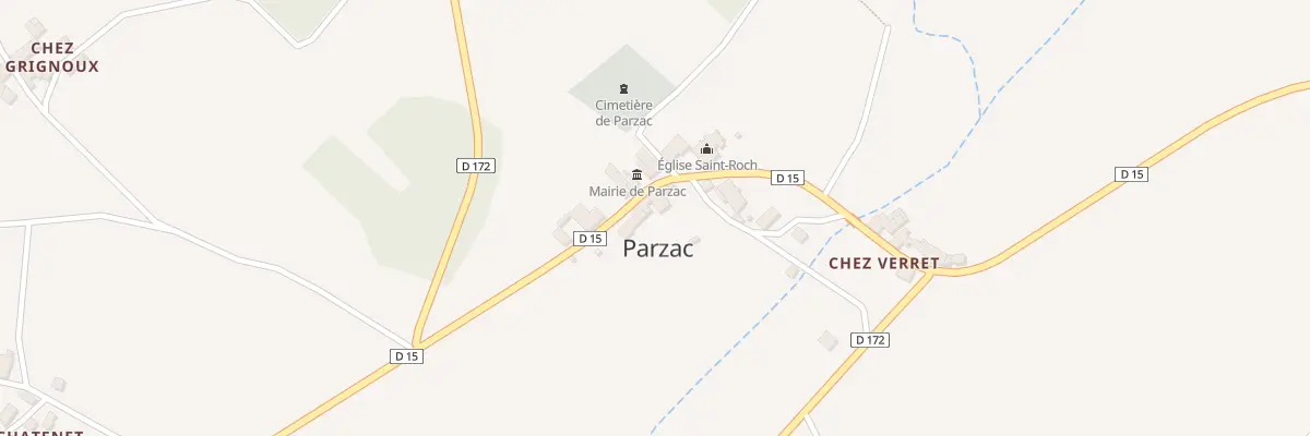 Plan du 3 Rue de la Mairie à Parzac