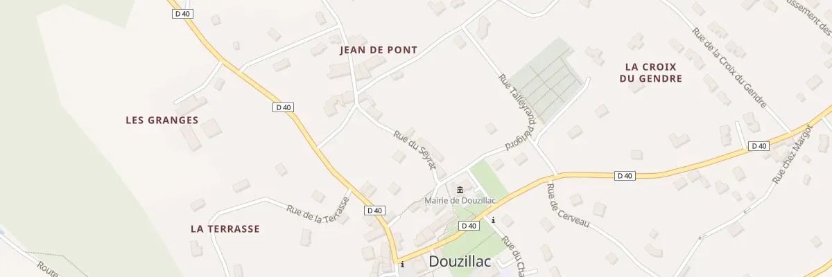 Plan du 6 Rue du Seyrat à Douzillac
