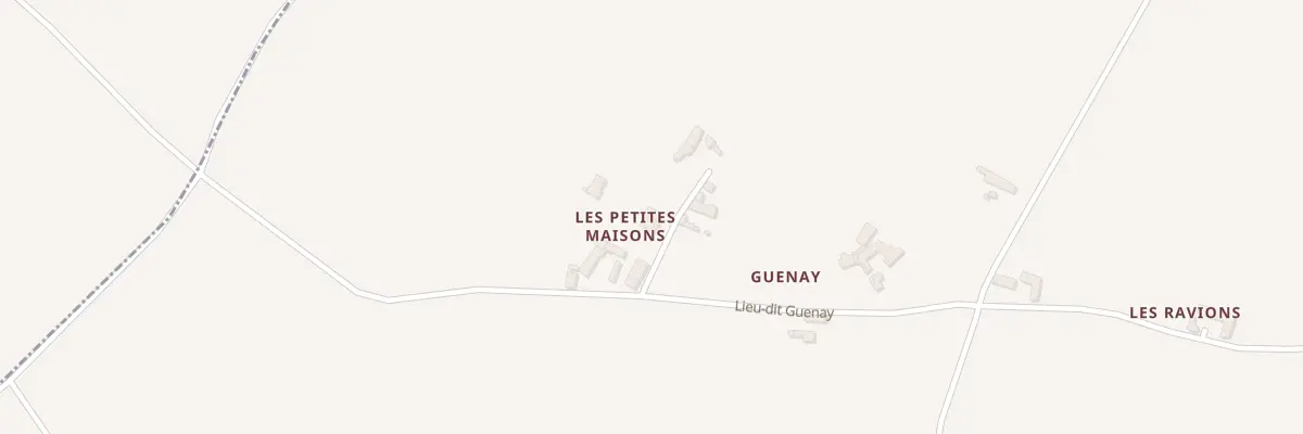 Plan du 6 Guenay à Jaulnay