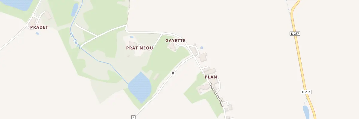 Plan du 5001 Gayette à Calignac